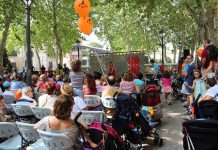 Juegos desenchufados, títeres, castillos hinchables y un tobogán acuático, propuestas para los más pequeños durante las Ferias 2019